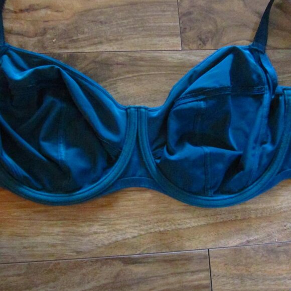 Fantasie Green Illusion Underwire Side Support Bra Size 34J - Picture 4 of 5